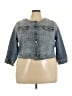 Torrid Blue Denim Jacket Size 4X Plus (4) - photo 1