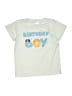 Unbranded 100% Modal Ivory Short Sleeve T-Shirt Size 120 cm / US 6X - photo 1