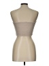 Blanc Nature 100% Cotton Silver Sleeveless Top Size L - photo 2