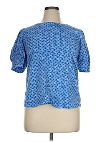 Liz Claiborne Short Sleeve Blouse (view 1)