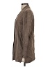Max Studio Brown 3/4 Sleeve Button-Down Shirt Size S - photo 5