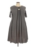 Gabby Skye Houndstooth Gray Casual Dress Size 22 - photo 1