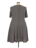 Gabby Skye Houndstooth Gray Casual Dress Size 22 - photo 2