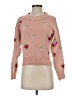 Wild Fable Hearts Pink Pullover Sweater Size S - photo 1