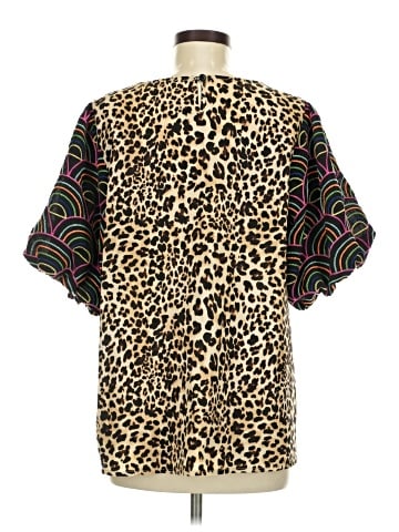 See and Be Seen Short Sleeve Blouse (view 2)
