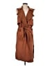 Assorted Brands 100% Polyester Brown Trenchcoat Size M - photo 1