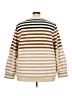 T by Talbots Stripes Ivory Pullover Sweater Size 3X - photo 2