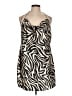 Divided by H&M 100% Polyester Animal Print Tan Cocktail Dress Size L - photo 1