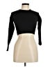 MNG Black Long Sleeve Top Size M - photo 1