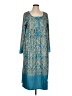 Unbranded Paisley Teal Casual Dress Size L - photo 1