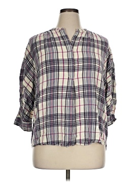 Lane Bryant 3/4 Sleeve Button Down Shirt