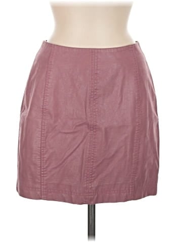 Free People Faux Leather Skirt (view 1)