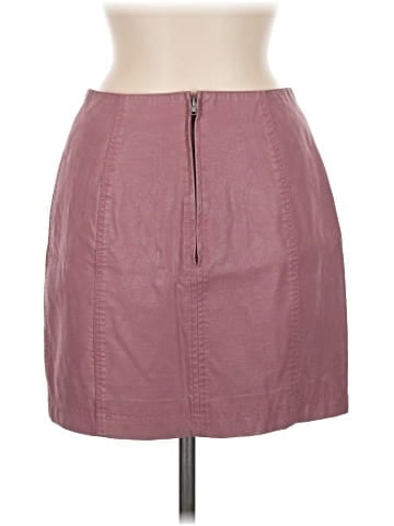 Free People Faux Leather Skirt (view 2)