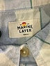 Marine Layer Plaid Gray Long Sleeve Button-Down Shirt Size S - photo 7