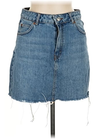 Topshop Denim Skirt (view 1)