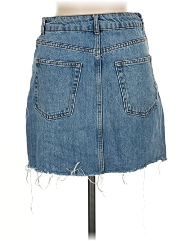 Topshop Denim Skirt (view 2)