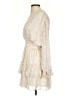 Lulus 100% Polyester Paisley Ivory Cocktail Dress Size XS - photo 5