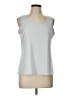 Chico's Silver Sleeveless T-Shirt Size Lg (2) - photo 1