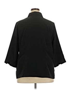 Cj Banks 3/4 Sleeve Button-Down Shirt (view 2)