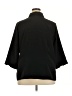 Cj Banks Solid Black 3/4 Sleeve Button-Down Shirt Size 2X - photo 2