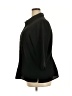 Cj Banks Solid Black 3/4 Sleeve Button-Down Shirt Size 2X - photo 5