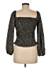 Unbranded 100% Polyester Black 3/4 Sleeve Blouse Size M - photo 2