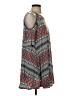 Mittoshop 100% Polyester Print Gray Casual Dress Size S - photo 4