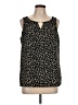 Dana Buchman Black Sleeveless Top Size L - photo 1