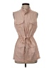 a.n.a. A New Approach 100% Lyocell Tan Sleeveless Button-Down Shirt Size S - photo 1