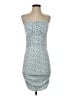 Unbranded Print Blue Casual Dress Size XS - photo 1