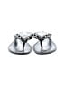 Tory Burch Silver Flip Flops Size 9 - photo 2