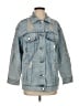 Shein Blue Denim Jacket Size 4 - photo 1
