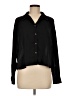 Miami 100% Polyester Black Long Sleeve Blouse Size M - photo 1