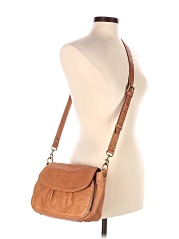 American Leather Co Leather Crossbody Bag (view 2)