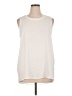 Pleione 100% Polyester Ivory Sleeveless Top Size XL - photo 1