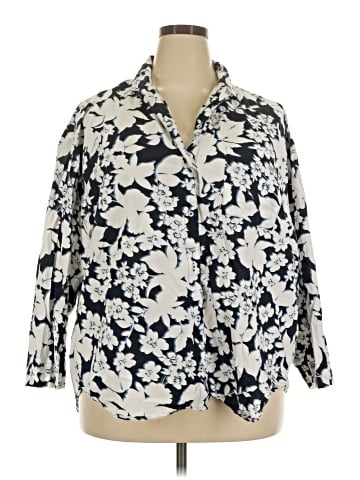 Only 3/4 Sleeve Blouse (view 1)