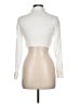 Zara 100% Viscose Ivory Long Sleeve Blouse Size L - photo 2