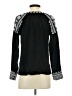 Solitaire 100% Rayon Black Long Sleeve Blouse Size S - photo 2