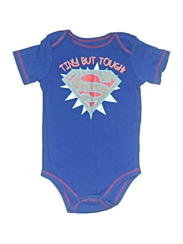 Superman Short Sleeve Onesie (view 1)