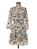 Good Hart 100% Rayon Print White Casual Dress Size S - photo 1