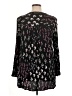 Lane Bryant Black Long Sleeve Blouse Size 14 - 16 Plus - photo 2