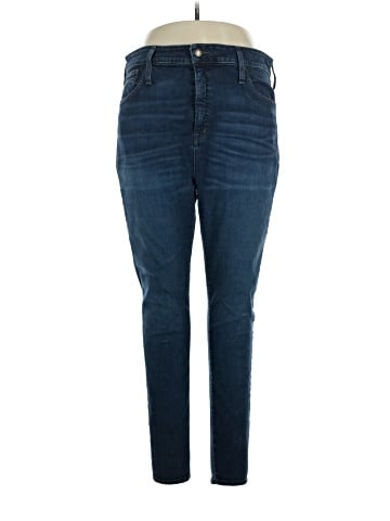 Madewell Curvy High-Rise Skinny Jeans in Hayes Wash (view 1)