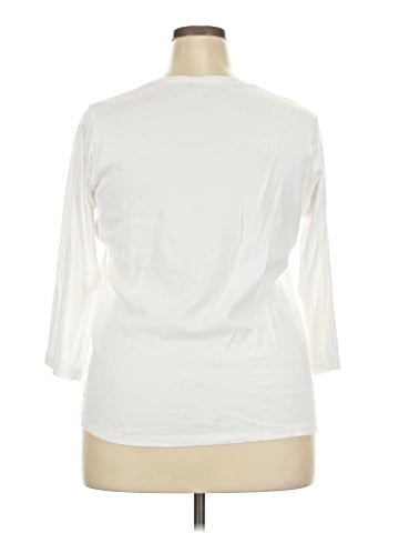 Jones New York Signature 3/4 Sleeve T-Shirt (view 2)