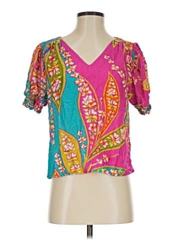 Haute Hippie Short Sleeve Blouse (view 1)