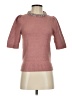Marled Solid Pink Turtleneck Sweater Size XS - photo 1