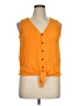 Sanctuary Orange Sleeveless Blouse Size XL - photo 1