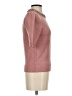 Marled Solid Pink Turtleneck Sweater Size XS - photo 4
