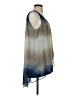Alfani Ombre Stripes Tie-dye Blue Sleeveless Blouse Size S - photo 4