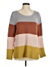 Market and Spruce Color Block Brown Pullover Sweater Size M - photo 1