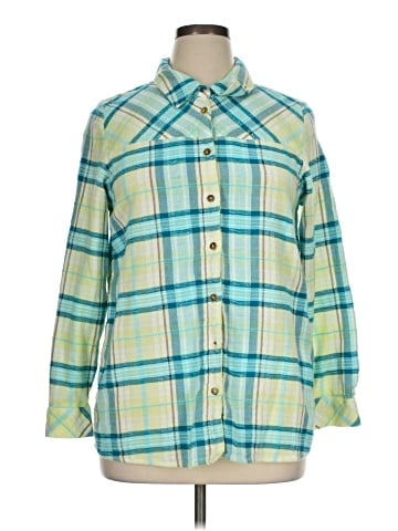 Soft Surroundings Long Sleeve Button-Down Shirt (view 1)
